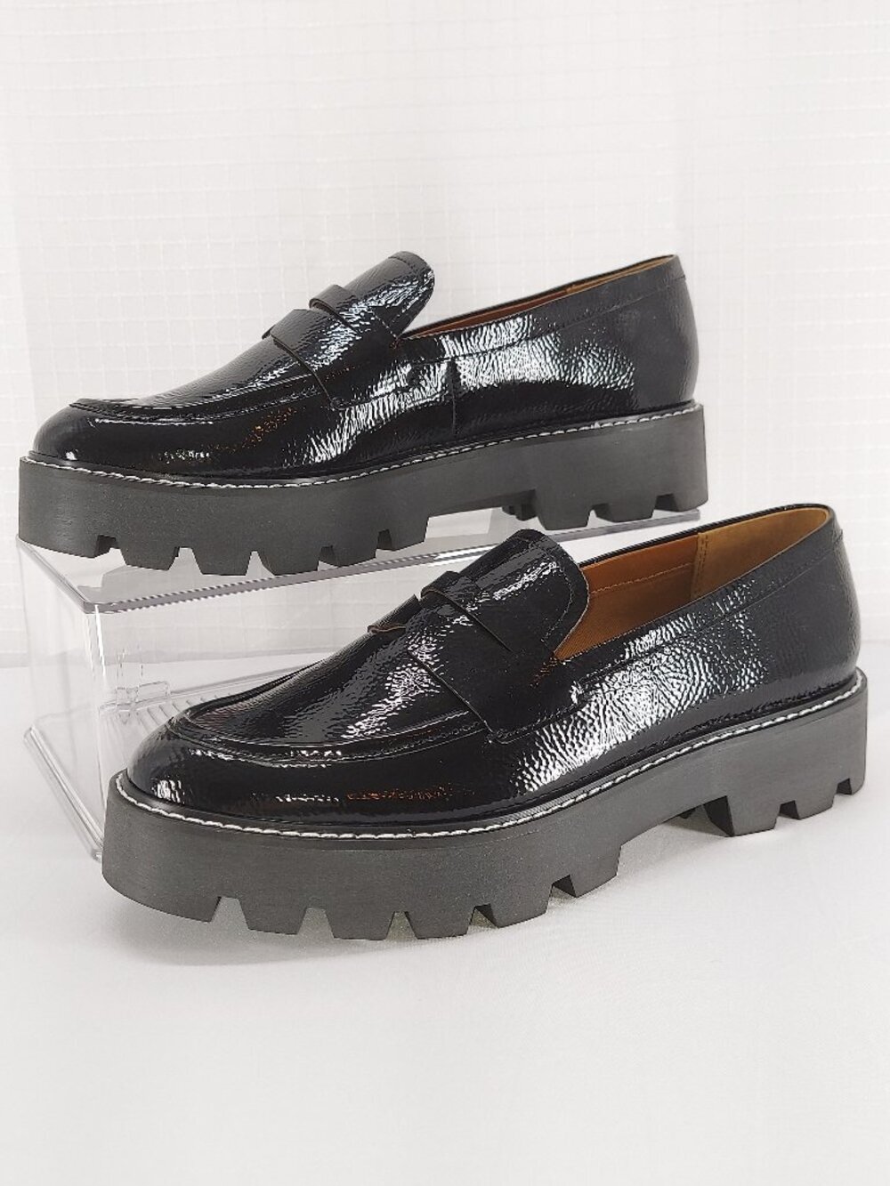 Franco Sarto Bazel Lug Sole Penny Strap Platform Loafer